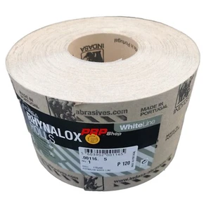 ROLLE INDASA Schleifpapier 00116.5 RHYNALOX WHITE LINE 115X50 Körnung P120 - Bild 1 von 7