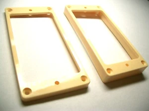 Allparts Humbucker-Rahmen Set curved Cream - Picture 1 of 1