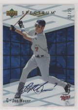 2007 Upper Deck Spectrum Season Retrospectrum Signatures /25 Joe Mauer Auto