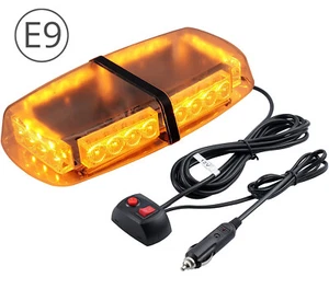 24LED Rundumleuchte Warnleuchte Bernstein Blitzleuchte Magnetfuß 12V 24W PKW LKW - Bild 1 von 11