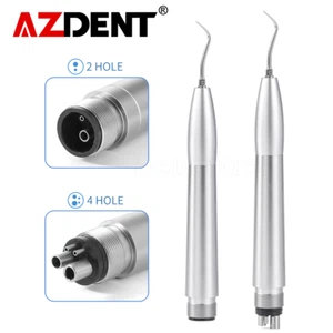 AZDENT Dental Ultrasonic Air Scaler Handpiece Sonic 2/4 Hole+3 Tips - Picture 1 of 20