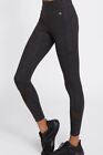 Dunnes Ladies Black Snakeskin theme Leggings Size Medium with Pockets Brand New