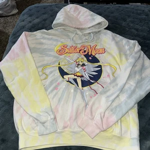 Sailor Moon Graphic Pastel Hoodie XL Multi Tie-Dye Naoko Takeuchi Anime - Picture 1 of 6