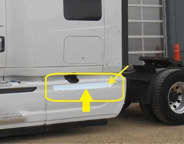 International Prostar Side Fairing Trim Stainless Steel Pair set - Image 1 of 3