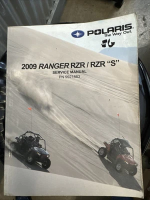 POLARIS 2009 RANGER RZR RZR S MANUAL DE SERVICIO 9921883 Foto 1 de 3