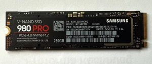 Samsung 980 Pro SSD M.2 250GB - Bild 1 von 3