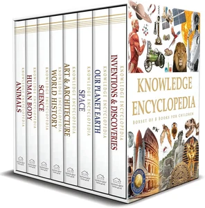 Knowledge Encyclopaedia Boxed Set 8 Paperback Books For Kids Age Group 10+ - Picture 1 of 4