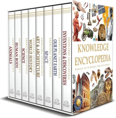 Knowledge Encyclopaedia Boxed Set 8 Paperback Books For Kids Age Group 10+ - Image 1 of 4