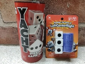 Left Center Right Dice Game/Spinmaster Yacht Dice Game  - Picture 1 of 5
