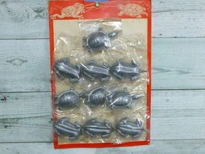 Poli Turtle Frog Water Pistol Retro Toy on Card 10 Pieces Vintage Collectible - Picture 1 of 7