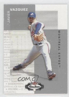 2002 Fleer Box Score Javier Vazquez #106 - Image 1 of 2