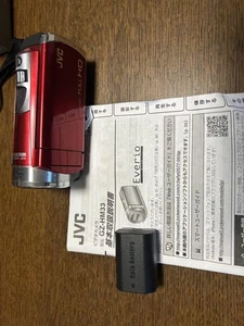 JVC Everio Full HD Camcorder 40x Zoom Battery Included Red - Picture 1 of 8