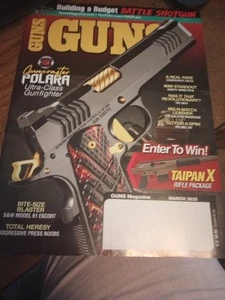 GUNS Magazine March 2025 Guncrafter Polara, counterfeit Colts - Foto 1 di 5