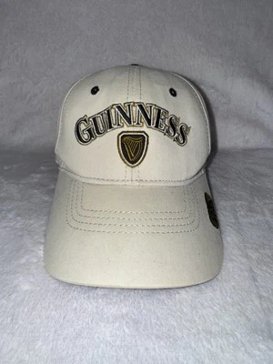 Guinness Sombrero Gorra Correa Bronceado OSFM Ajustable Cerveza Sombrero Algodón Foto 1 de 4