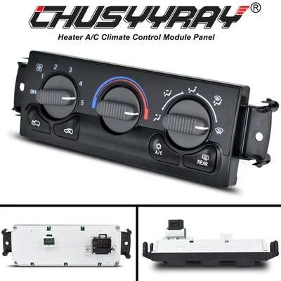 599-218 A/C Heater Climate Control Module Panel for 2001 2002 GMC Sierra 3500 - Image 1 of 4