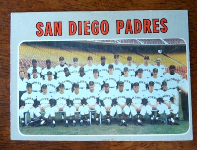 1970 TOPPS BASEBALL #657 SAN DIEGO PADRES TEAM CARD EX U-6304 - Image 1 of 2