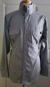  Harley Davidson Hemd Herren XL Blau Button Down Langarm Roll Tab Original - Bild 1 von 14