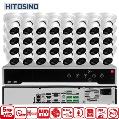 Sistema de cámara 16 canales 5 MP MICRÓFONO IP cámara 4SATA POS AI M serie NVR 400 Mbps lote Foto 1 de 4