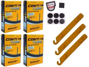 4x Fahrrad Schlauch 27/28 Zoll 20-622 Continental Race SV 60mm Sclaverand + SET - Bild 1 von 14