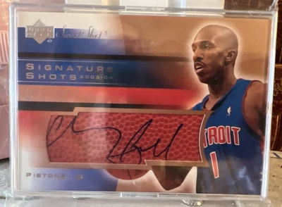 Chauncey Billups 2003-04 Upper Deck Sweet Shot Signature Shots AUTO - Image 1 of 4