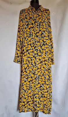 VESTIDO VINTAGE AUTÉNTICO FREEBIRD MARBELLA ESTILO TÉ FLORAL MUJER EE. UU. 18 UE 46 Foto 1 de 4