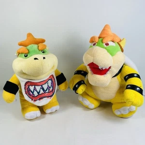 Super Mario Bros. Bowser Koopa und Baby Bowser Koopa weiche Plüschpuppe - 2 Stück - Bild 1 von 10