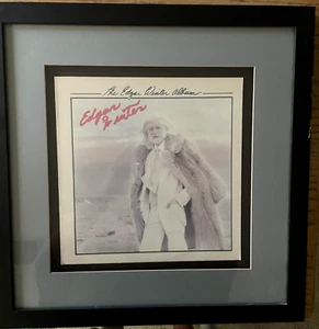 Edgar Winter Signed Album Custom Framed The Edgar Winter Album - Picture 1 of 1