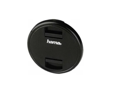 Tapa protectora de lente de cámara universal a presión de plástico negro Hama (94452) 52 mm Foto 1 de 3