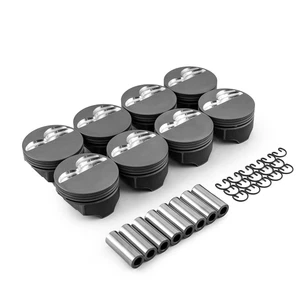 Chevy SBC 383 ci 6.0" 4.020" 1.100" 0.927" Flat Top Hyper Pistons [Coated] - Zdjęcie 1 z 5