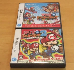 Lot 2 Mario vs. Donkey Kong Mini-Land Mayhem & 2 March of the Minis Japan Ver. - Picture 1 of 3