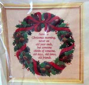 Vtg 1987 Creative Circle Stitchey Kit No. 2338  Memories CREWEL KIT - Picture 1 of 4