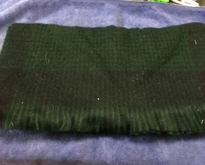 Cashmere finish scarf green plaid - Picture 1 of 2