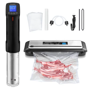 Inkbird Lebensmittelversiegelung Vakuumierer Maschine Schongarer Sous Vide Maschine - Bild 1 von 21