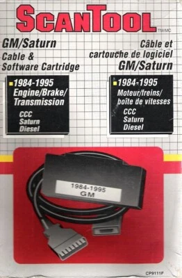 Actron 1984-1995 GM французский язык ScanTool кабель и программное обеспечение картридж CP9111F - Изображение 1 из 2