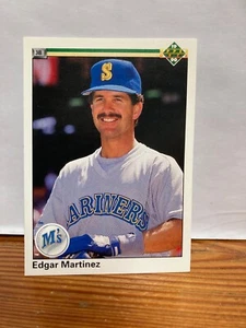 Edgar Martinez 1990 Upper Deck Baseball Karte Seattle Mariners - Bild 1 von 2