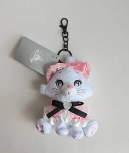 Neu Disney Store Japan Aristocats 2024 Marie Plüschtier Mädchen Puppe Stil Schlüsselanhänger - Bild 1 von 10