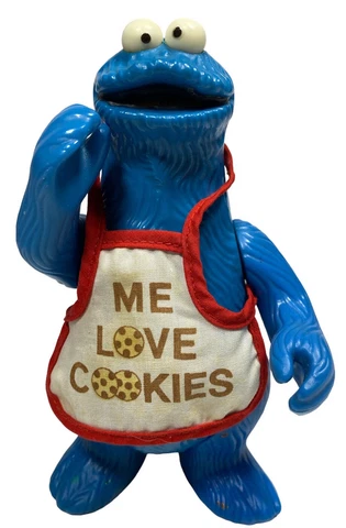 Cookie Monster Play With Me Action Figure 1980 Muppets Inc. Sesame Street Cover
