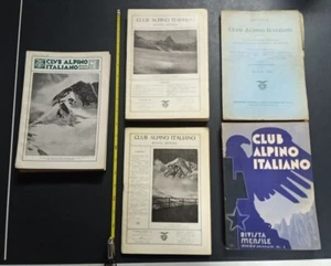 20 Club Alpino Italiano Rivista Mensile Lot Alps Mountain Climbing Italian Italy - Foto 1 di 11