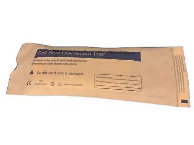 Self Seal Disinfected Sterilization Pouches Spa Salon GREAT PRICE - UK SELLER • 3.50£