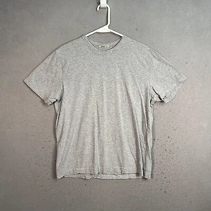 Buck Mason Mens Grey Heather Short Sleeve Crewneck T-Shirt Size Medium - Picture 1 of 7
