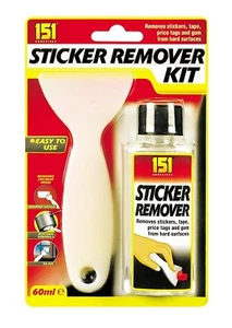 Brand New Heavy Duty Scraper Removes Stickers, Tape, Gum, Sticky Stuff, White - Picture 1 of 1
