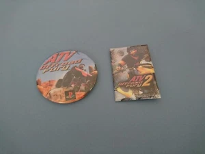 Sony Playstation 2 ATV OFF ROAD FURY 1 & 2 PINS BUTTONS BADGES "NEU & SEHR SELTEN" - Bild 1 von 10