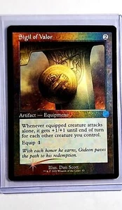 2022 Magic the Gathering The Brothers' War Retro Artifact Foil 53 Sigil of Valor - Picture 1 of 3