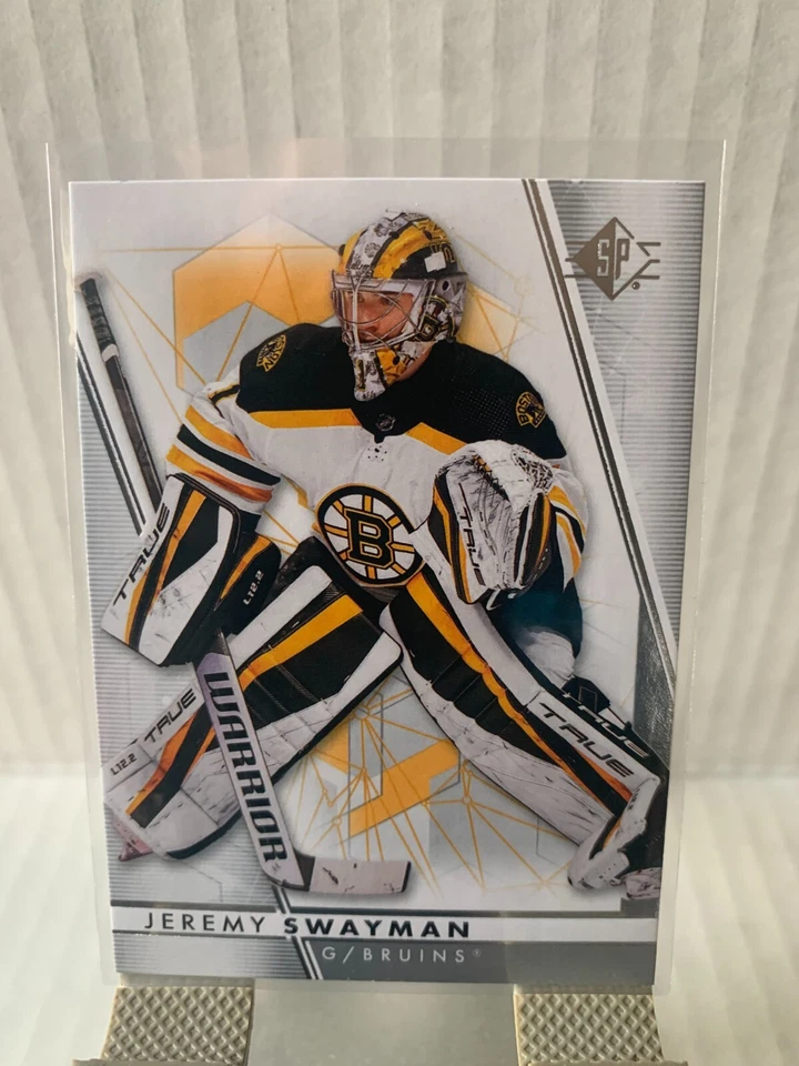 2022-23 SP Authentic Base Jeremy Swayman #49 Boston Bruins - Image 1 of 2