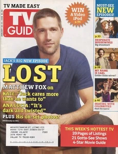 MATTHEW FOX Lost ~ TV Guide Magazine ~ January 16, 2006 ~ E-1-3 - Bild 1 von 1