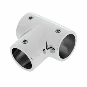 1 Stück Boot 25 mm 90° 316 Edelstahl T-Stücke Marine 3-fach Handlauf Beschläge - Bild 1 von 6