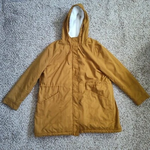 Cappotto parka donna Old Navy fodera pelliccia sintetica marrone impermeabile con cappuccio taglia XXL - Foto 1 di 11