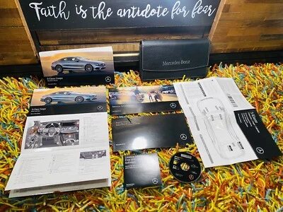 ⚠️ 2019 2020 MERCEDES BENZ S 560 S560 COUPE OWNERS MANUAL SET 4MATIC S63 S65 AMG - Image 1 of 4