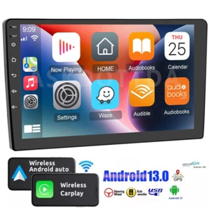2+64G 9 Zoll 2 DIN Apple Carplay Autoradio Android 13 Auto GPS Navi FM RDS BT - Bild 1 von 20