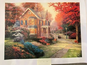 Thomas Kinkade print on canvas (12"x16")  - Picture 1 of 1